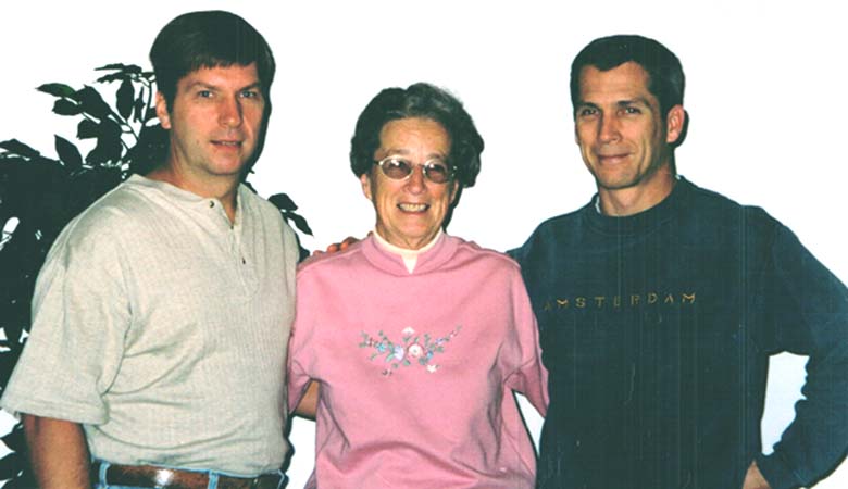 family - Gary, Mom, Dennis